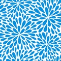 Seamless vector pattern with flowers. Vector illustration with fireworks.